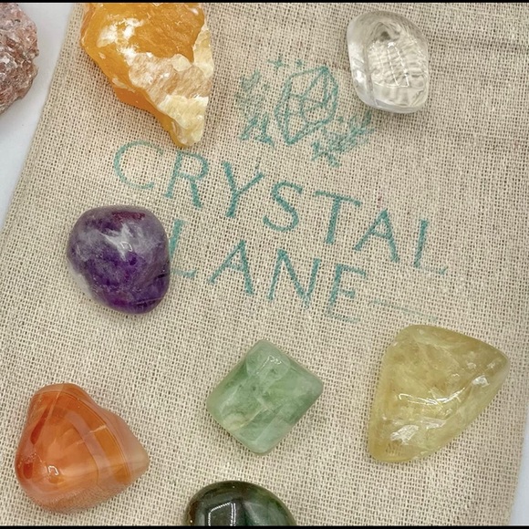 Crystals set Chakra Stones 10 Beginner Kit in Gift Box - Picture 4 of 6